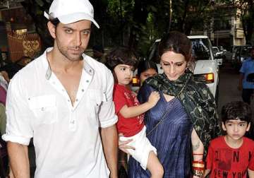 hrithik sussanne divorce hrehaan and hridhaan to stay with sussanne is hrithik fine with it