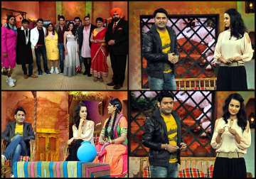 leaked images of comedy nights with kapil new set view pics