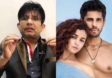 krk passes sleazy comments on alia sidharth ensures he doesn t get away with it