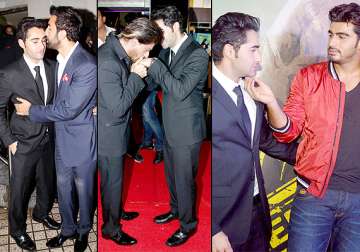 shah rukh ranbir arjun shower extreme love on armaan jain at lekar hum deewna dil premiere see pics