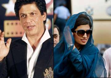 shah rukh to hina rabbani aap bahut khoobsurat hain