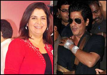 shah rukh khan injury farah khan wishes to get well soon