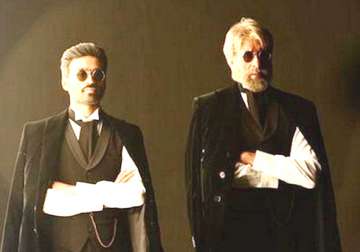 amitabh dhanush s shamitabh on sets pics out view them all