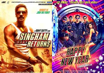 shah rukh s happy new year trailer to release with ajay devgn s singham returns