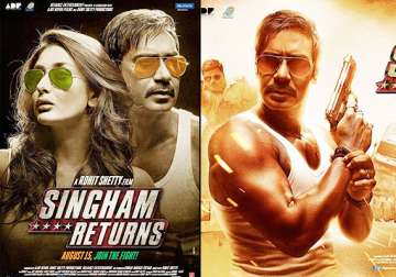poster out singham ajay returns with more guns blazing kareena adds glamour see pics