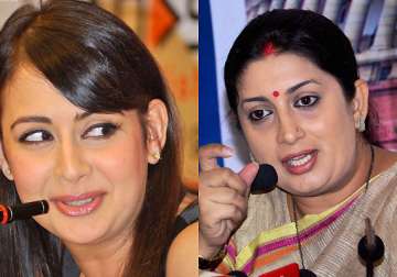 preeti jhangiani comes to the rescue of new hrd minister smriti irani