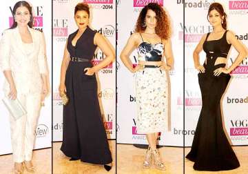 vogue beauty awards 2014 bollywood ladies look alluring at the red carpet see pics