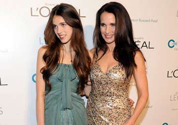 andie macdowell lets daughter take her decision