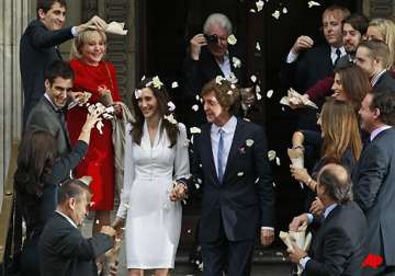 ex beatle paul mccartney says i do for third time