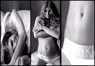 fergie bares all for calvin klein see pics