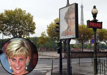 first poster of princess diana s biopic put up at her death site see pics