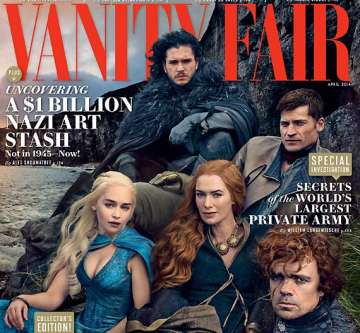 game of thrones cast on vanity cover