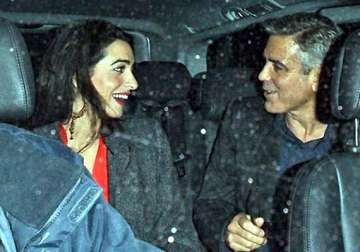 george clooney goes on a secretion vacation with girlfriend amal alamuddin