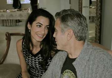 george clooney amal alamuddin caught celebrating engagement with close friends see pics