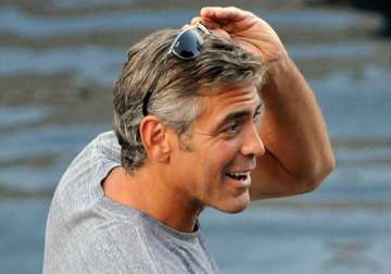 george clooney suffers wedding jitters