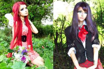 girl in ukraine transforms herself into a living japanese doll