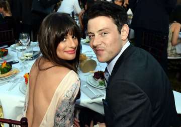 lea michele sings for monteith s tribute