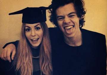 harry styles excited about sister s graduation