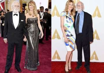 oscars 2015 father daughter oscar date for bruce and laura dern