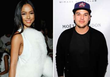 rob kardashian in love with chris brown s ex
