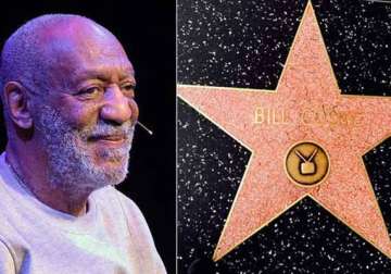 cosby s walk of fame star inked with rapist allegation