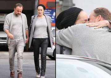 sharon stone david deluise seen kissing publicly