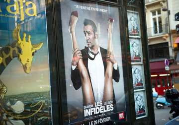jean dujardin s controversial film posters removed in france