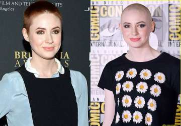 karen gillan shaves head goes bald for guardians of the galaxy