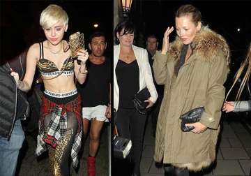 miley cyrus kate moss have a raunchy night out