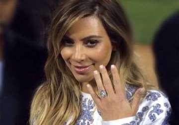 kim never takes off her engagement ring