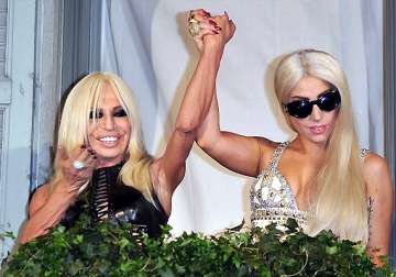 lady gaga named versace s new face