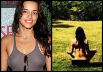 michelle rodriguez shares naked photo of her on instagram