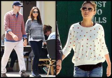 mila kunis ashton kutcher had baby on their mind for over an year