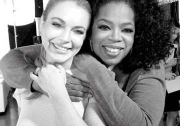 just cut the b and don t f this up oprah winfrey warns lindsay lohan