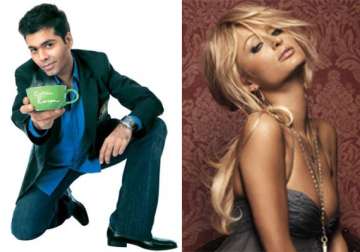 paris hilton to appear in koffee with karan
