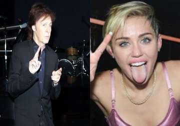 paul mccartney supports miley cyrus