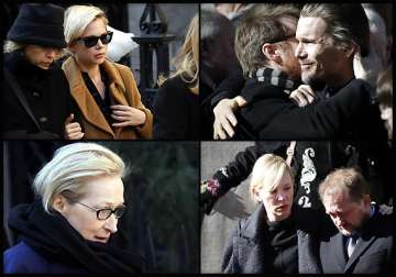 hollywood mourns the death of philip seymour hoffman at private funeral see pics