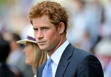 prince harry in vegas with mystery blonde reports