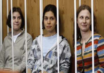 protests in us as pussy riot members are jailed in russia