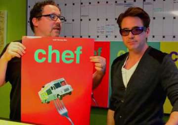 robert downey jr. designed chef posters