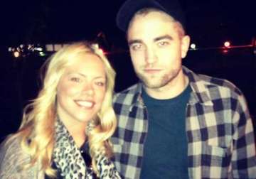 robert pattinson spotted with a mystery blonde