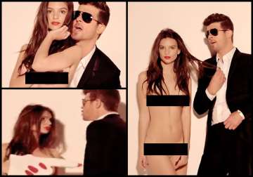 robin thicke relishing exciting phase view hot stills from album