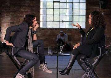 russell brand opens up on winfrey s show about drug addiction