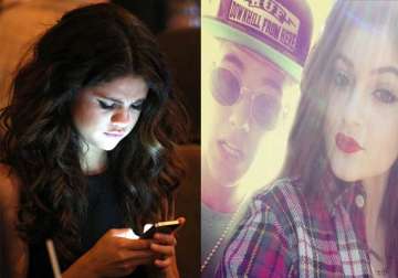 selena gomez finds texts from kylie on bieber s phone see pics