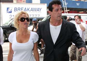 single pamela anderson mingles with ex flame chuck zito