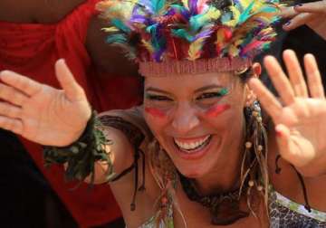 tens of thousands turn out for brazilian street parties