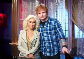 what hooked sheeran to aguilera