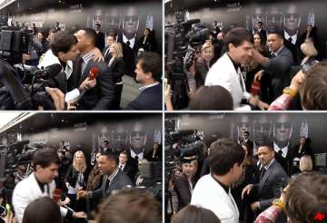 will smith slaps journalist who tries to kiss him