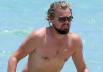 leonardo dicaprio holidaying in miami sports grizzly beard