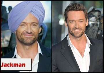 hugh jackman wears turban resembles pm manmohan singh see pics